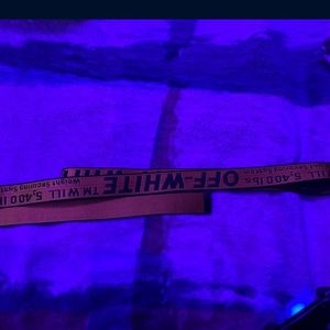 Off white belt used 3 times